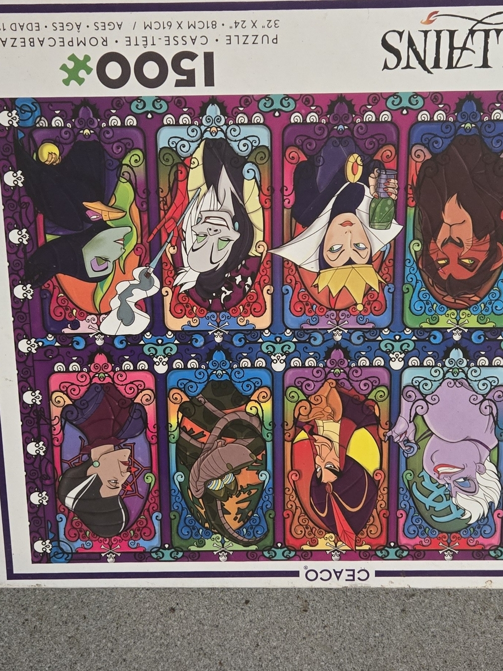 Disney Villains 1500-Piece Jigsaw Puzzle - Colorful Collectible